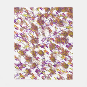 Abstract Geometric Pattern Fleece Blanket
