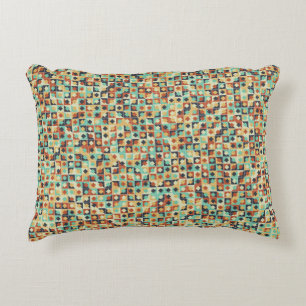 Abstract Geometric Pattern generative computationa Accent Pillow