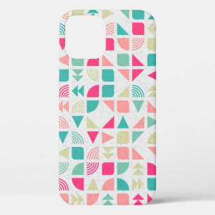 Abstract Geometric Pattern generative computationa iPhone 12 Case
