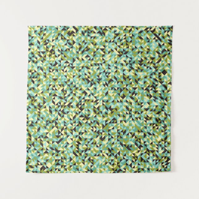 Abstract Geometric Pattern generative computationa Tapestry (Front)