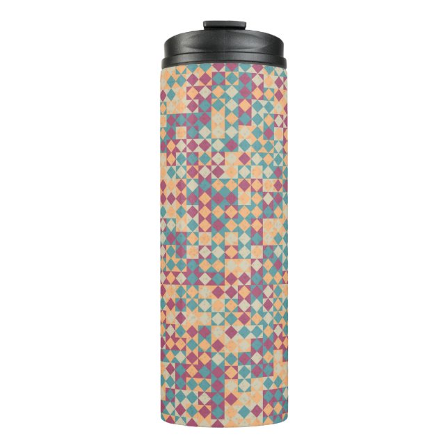 Abstract Geometric Pattern generative computationa Thermal Tumbler (Front)