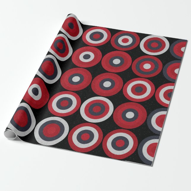 Abstract Geometric Pattern generative computationa Wrapping Paper (Unrolled)