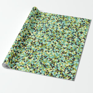 Abstract Geometric Pattern generative computationa Wrapping Paper