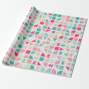 Abstract Geometric Pattern generative computationa Wrapping Paper