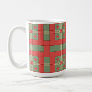 Abstract Geometric Pattern in Bold Colours Coffee Mug