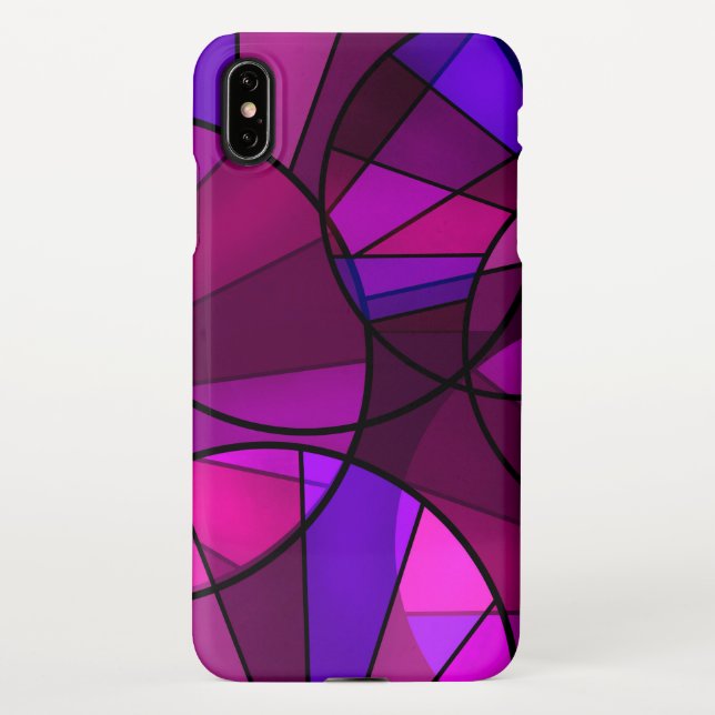 Abstract geometric pattern iPhone case (Back)