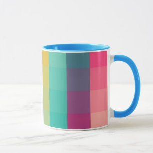 Abstract geometric pattern mug