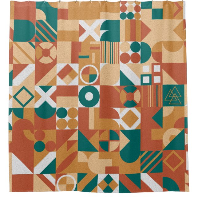 Abstract geometric pattern. Multicolor Figures. Te (Front)