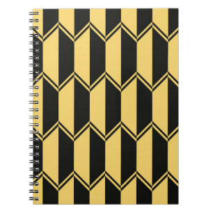 Abstract geometric pattern notebook