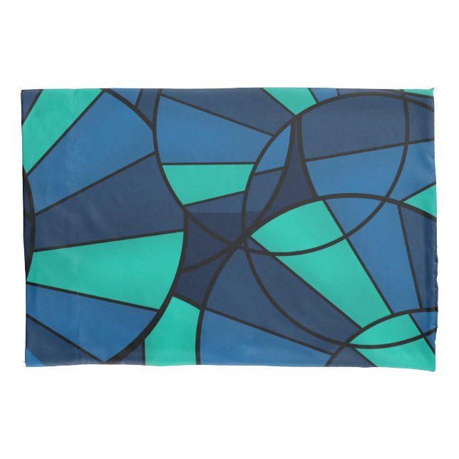 Abstract geometric pattern  pillowcase (Front)