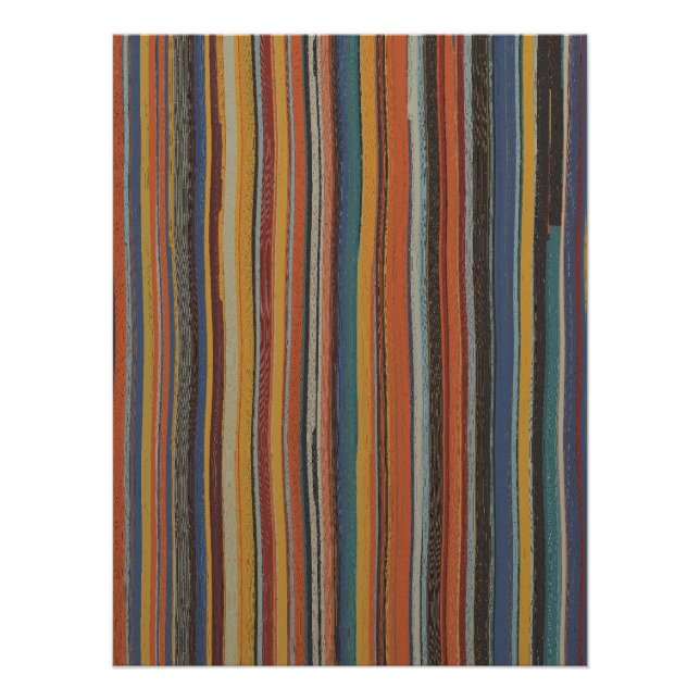 Abstract Geometric Pattern Poster  (Devant)