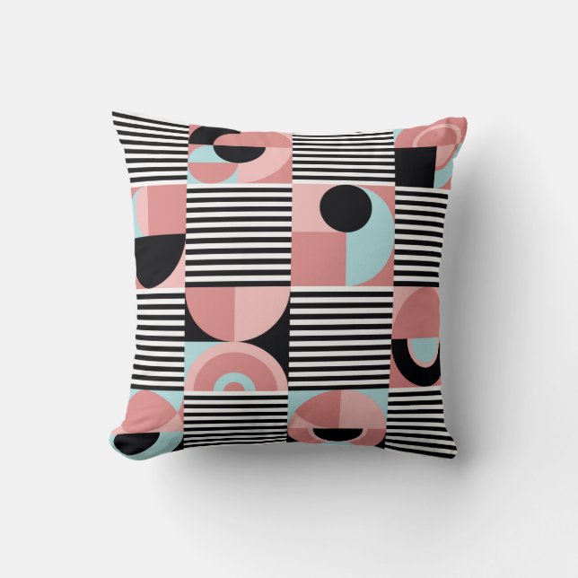 Abstract geometric pattern. Seamless modern print  Throw Pillow (Front)