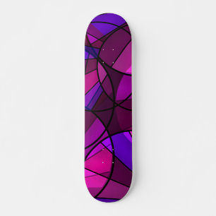 Abstract geometric pattern  skateboard