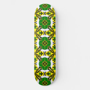 Abstract Geometric Pattern Skateboard