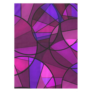 Abstract geometric pattern tablecloth