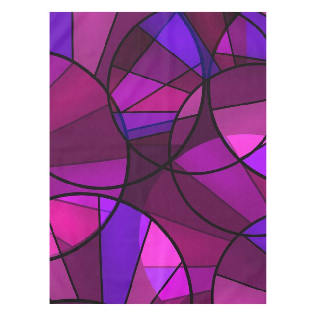 Abstract geometric pattern tablecloth (Front)