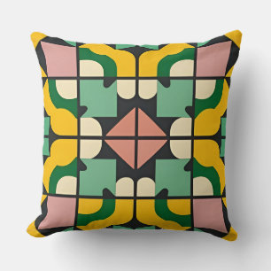 Abstract Geometric Pattern Throw Pillow