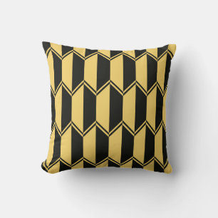 Abstract geometric pattern throw pillow