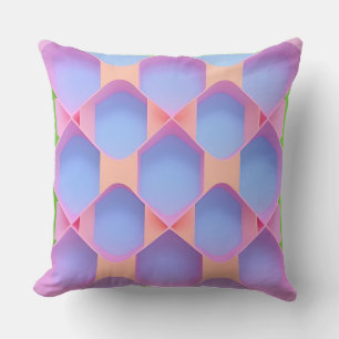 Abstract Geometric Pattern Throw Pillow