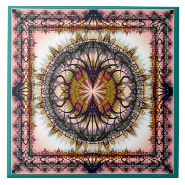 Abstract geometric pattern tile (Front)