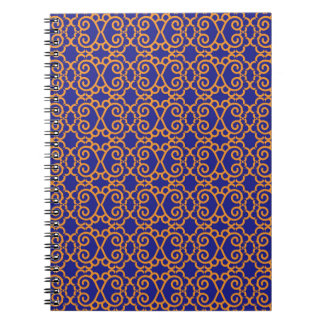 Abstract Geometric pattern vintage background. Tre Notebook