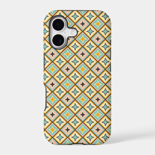 Abstract geometric pattern with diamond shapes (Back)
