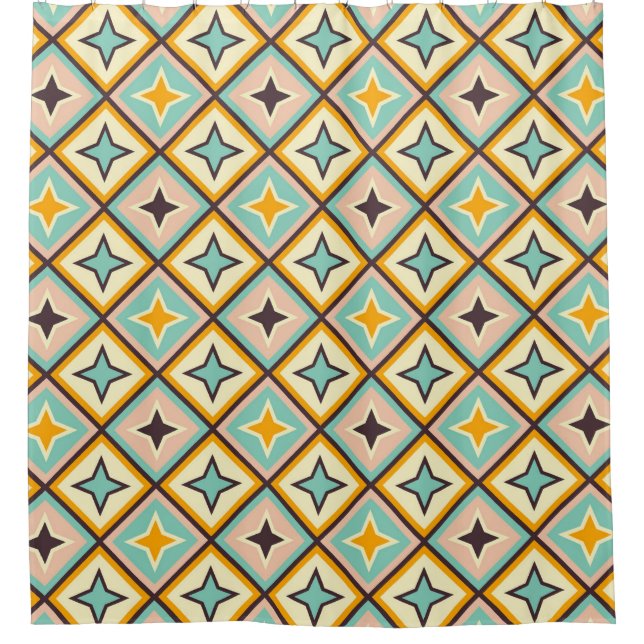 Abstract geometric pattern with diamond shapes (Front)