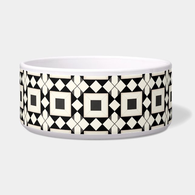 Abstract Geometric Pattern with Retro Tones (Front)