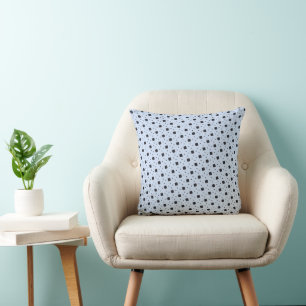 Abstract Geometric Pattern with Squares & Triangle Throw Pillow