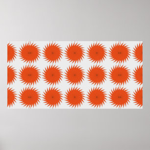 Abstract geometric pattern with stripes, lines. A Poster