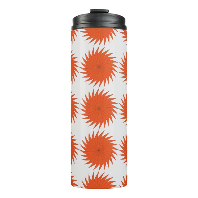 Abstract geometric pattern with stripes, lines. A  Thermal Tumbler (Front)