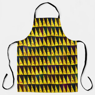 Abstract geometric pattern with triangles apron