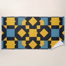 Abstract Geometric Pattern with Vibrant Colours