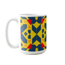 Abstract Geometric Pattern with Vibrant Colours
