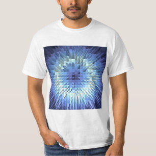 abstract geometric poligonal texture T-Shirt