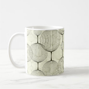 Abstract geometric, seamless background pattern. coffee mug