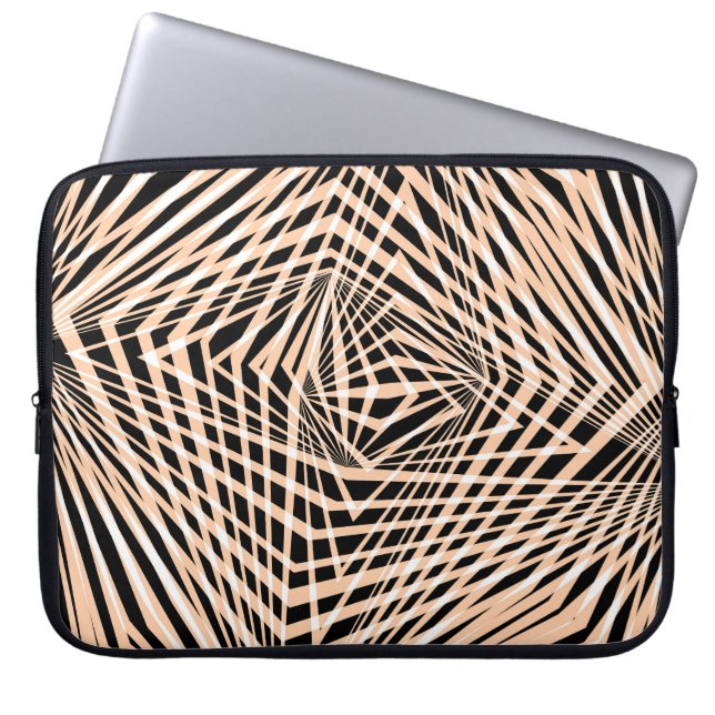 Abstract Geometric Seamless Design Laptop Sleeve (Front)