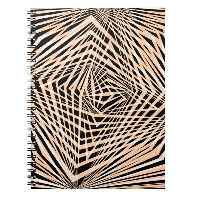 Abstract Geometric Seamless Design Notebook (Front)