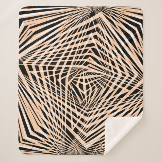 Abstract Geometric Seamless Design Sherpa Blanket