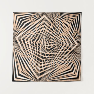 Abstract Geometric Seamless Design Tapestry