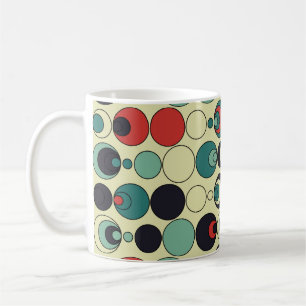 Abstract geometric seamless pattern design. coffee mug