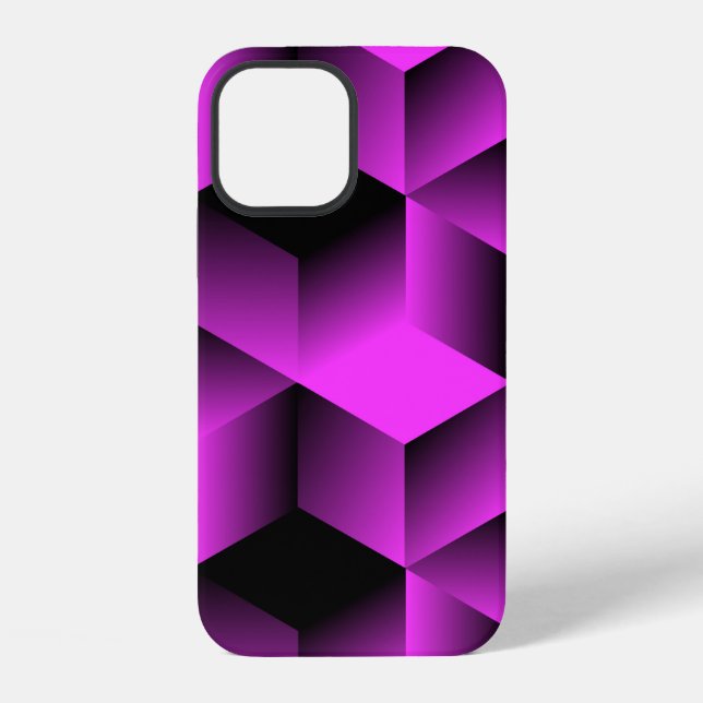 abstract geometric seamless pattern with grid of c iPhone case (Back)