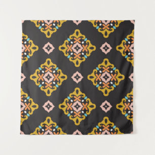 Abstract Geometric: Seamless Vintage Texture Tapestry