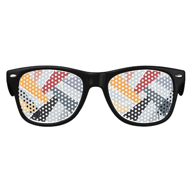 Abstract Geometric Shape 2 Kids Sunglasses (Front)