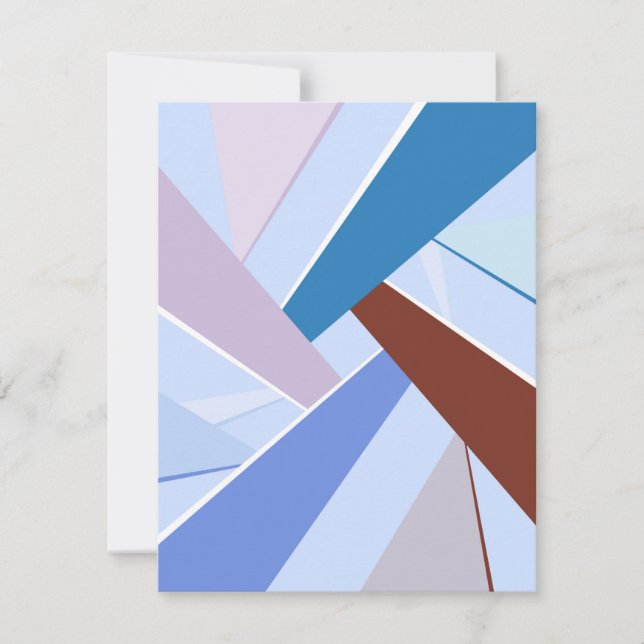 Abstract Geometric Shape 3 Card (Front)