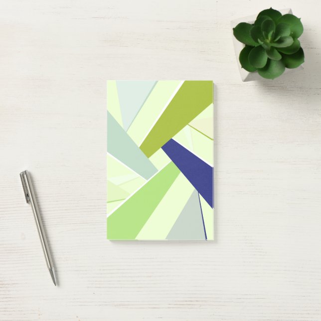 Abstract Geometric Shape 4 Post-it Notes (Office)