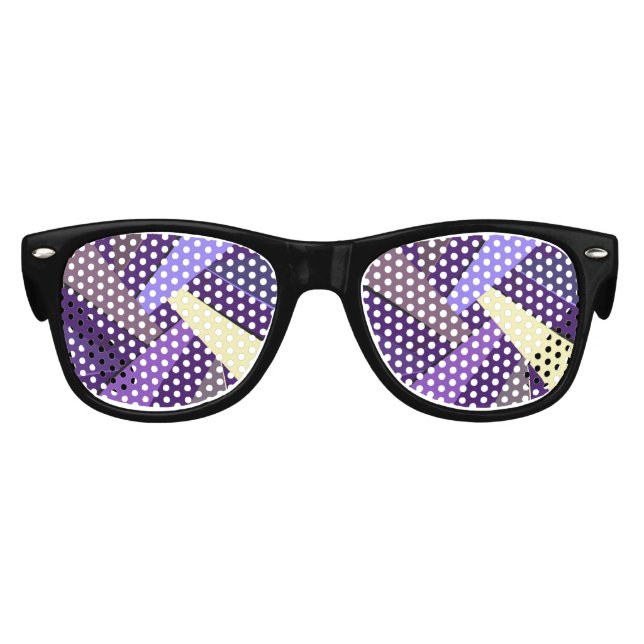 Abstract Geometric Shape 5 Kids Sunglasses (Front)