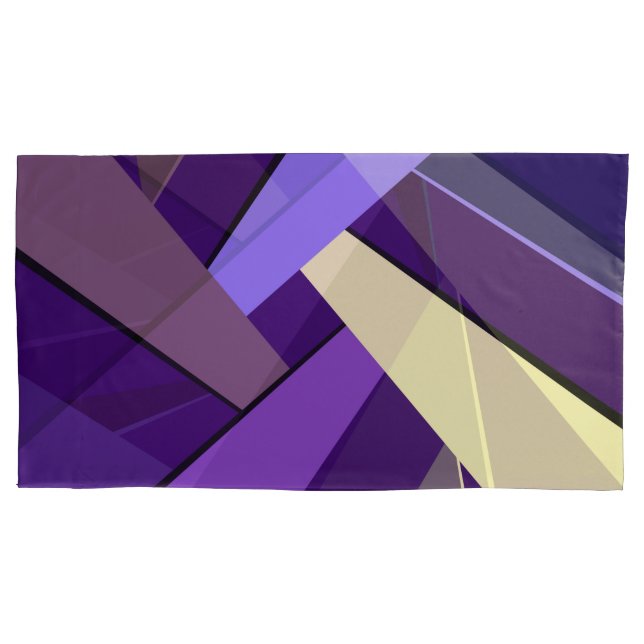 Abstract Geometric Shape 5 Pillowcase (Front)