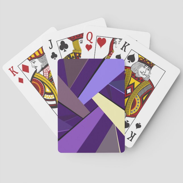 Abstract Geometric Shape 5 Playing Cards (Back)