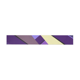 Abstract Geometric Shape 5 Wrap Around Label